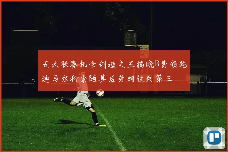 五大联赛机会创造之王揭晓B费领跑迪马尔科紧随其后劳姆位列第三