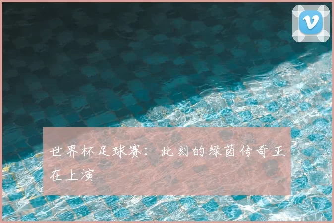 世界杯足球赛:此刻的绿茵传奇正在上演